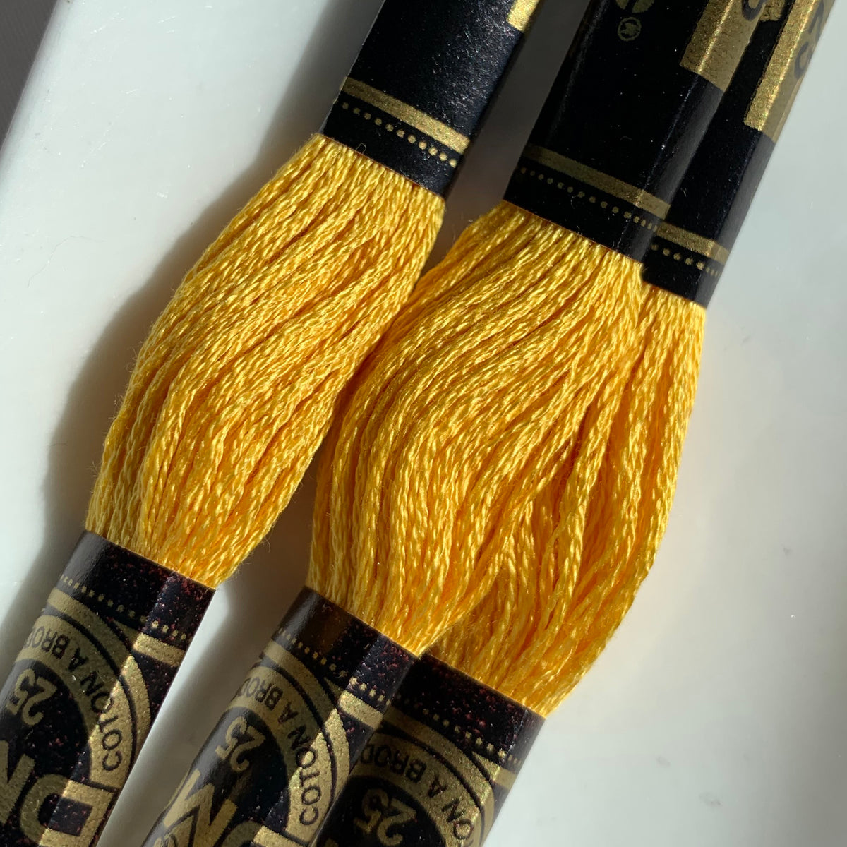 DMC Floss - 725 Topaz (vintage) – Marguerite's Stitchery