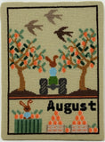 A Year on the Farm: August - Digital Cross Stitch Pattern
