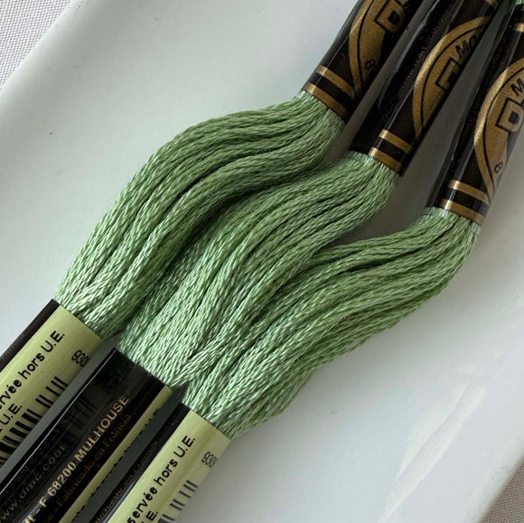 DMC Floss - 368 Light Pistachio Green