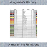A Year on the Farm: June - Digital Cross Stitch Pattern