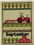 A Year on the Farm: September - Digital Cross Stitch Pattern