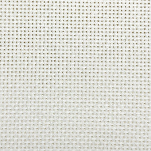 Davos Cross Stitch Fabric - White - 18ct