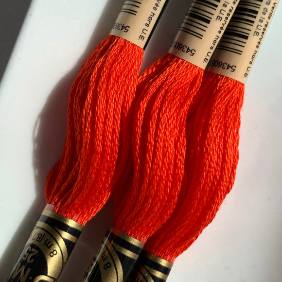 DMC 6 strand embroidery floss 606