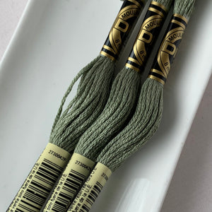 DMC 6-Strand Embroidery Cotton Floss, Light Brown Grey