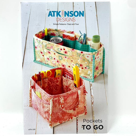 Pockets To Go - Fabric Box Pattern by Atkinson Designs