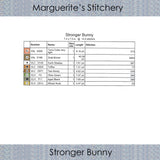 Strong Bunny - Cross Stitch Pattern